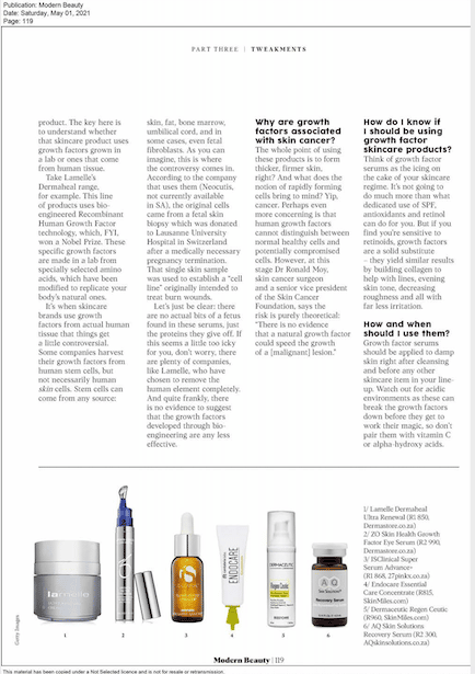 Read more about the article Modern Beauty – May 2021